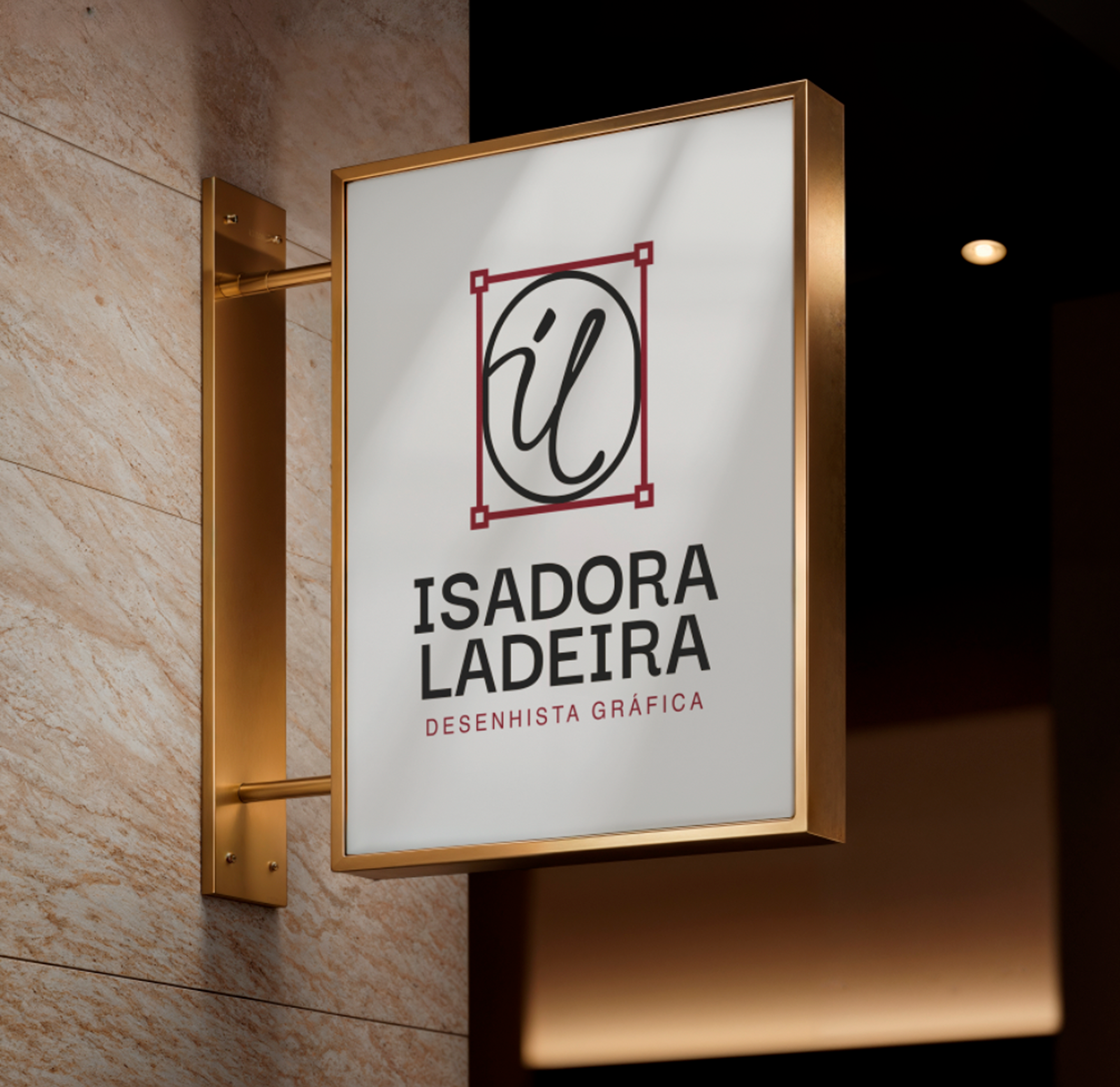 Identidade visual Isadora Ladeira